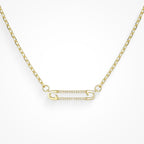 Evry Jewels Pin It Necklace