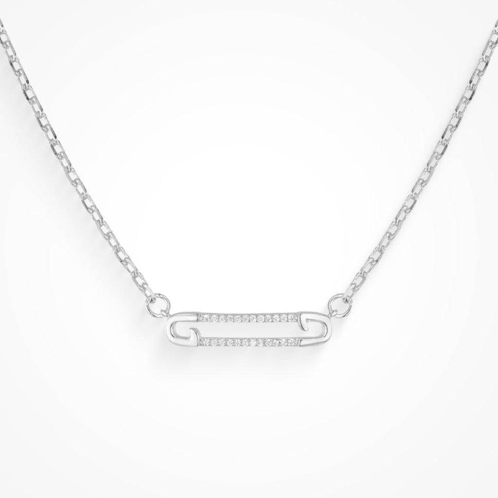 Evry Jewels Pin It Necklace