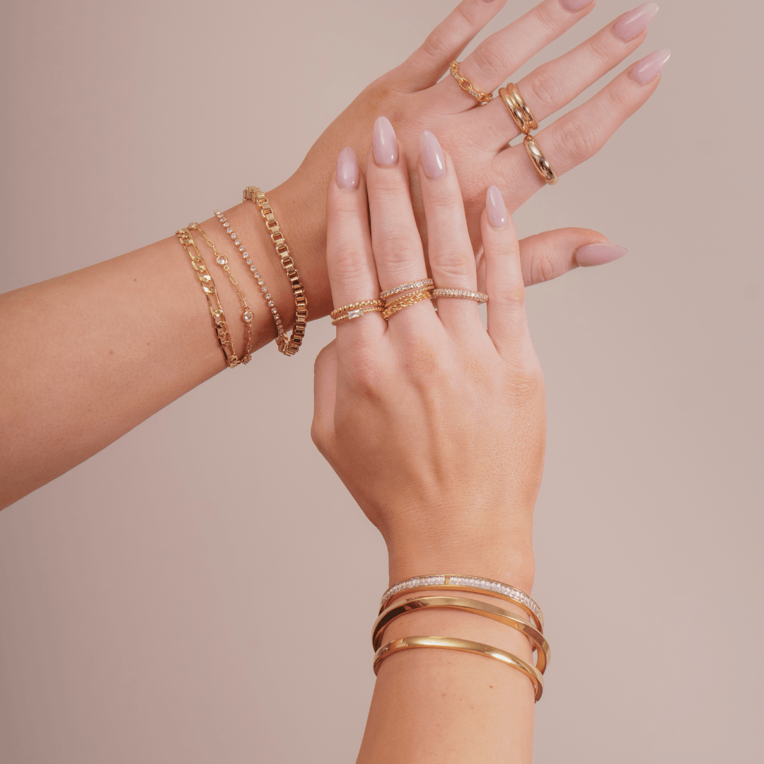 Evry Jewels Waterproof Stainless Steel Bangle