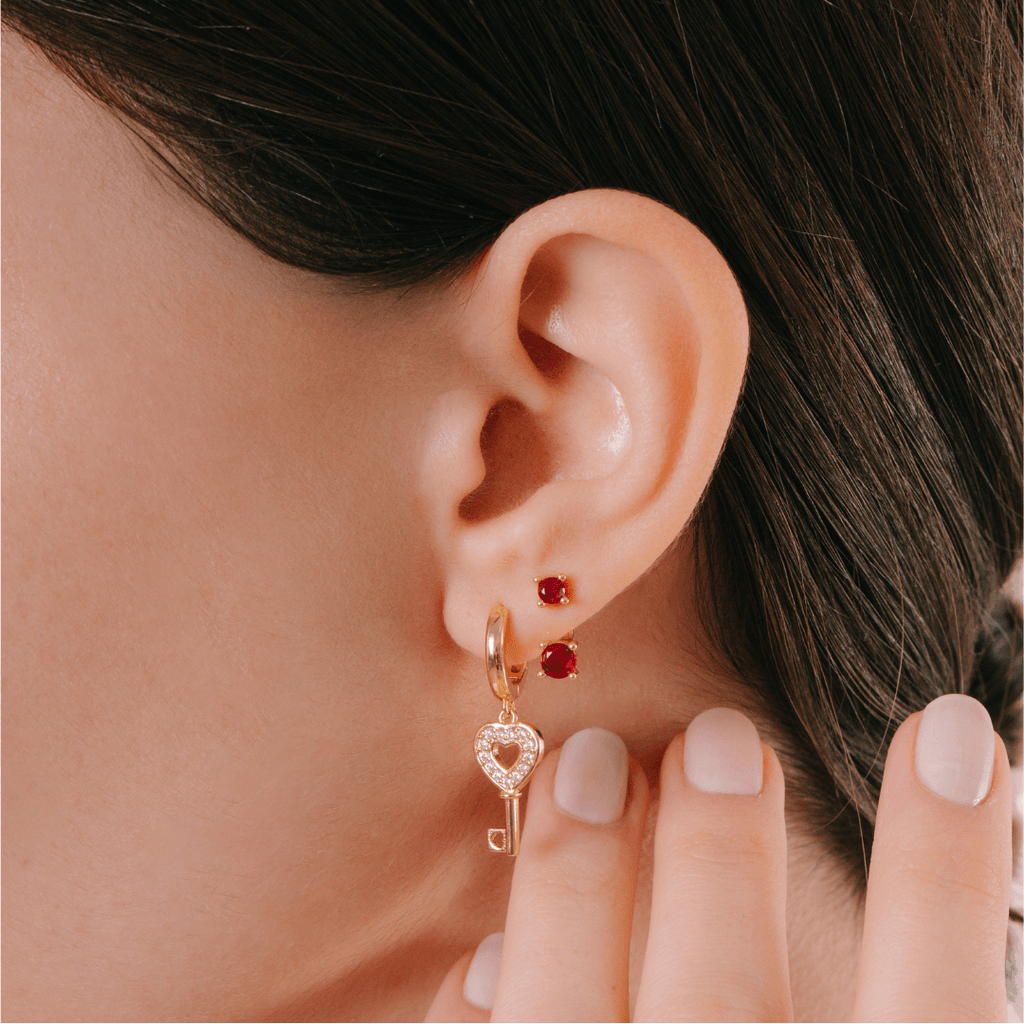 Evry Jewels Princess Earrings