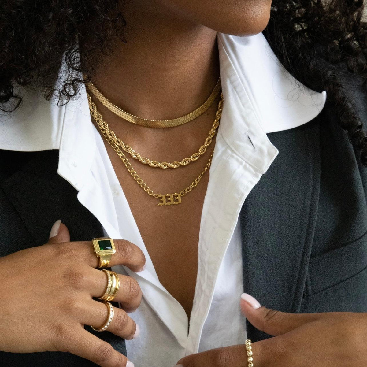Evry Jewels Roped Up Necklace