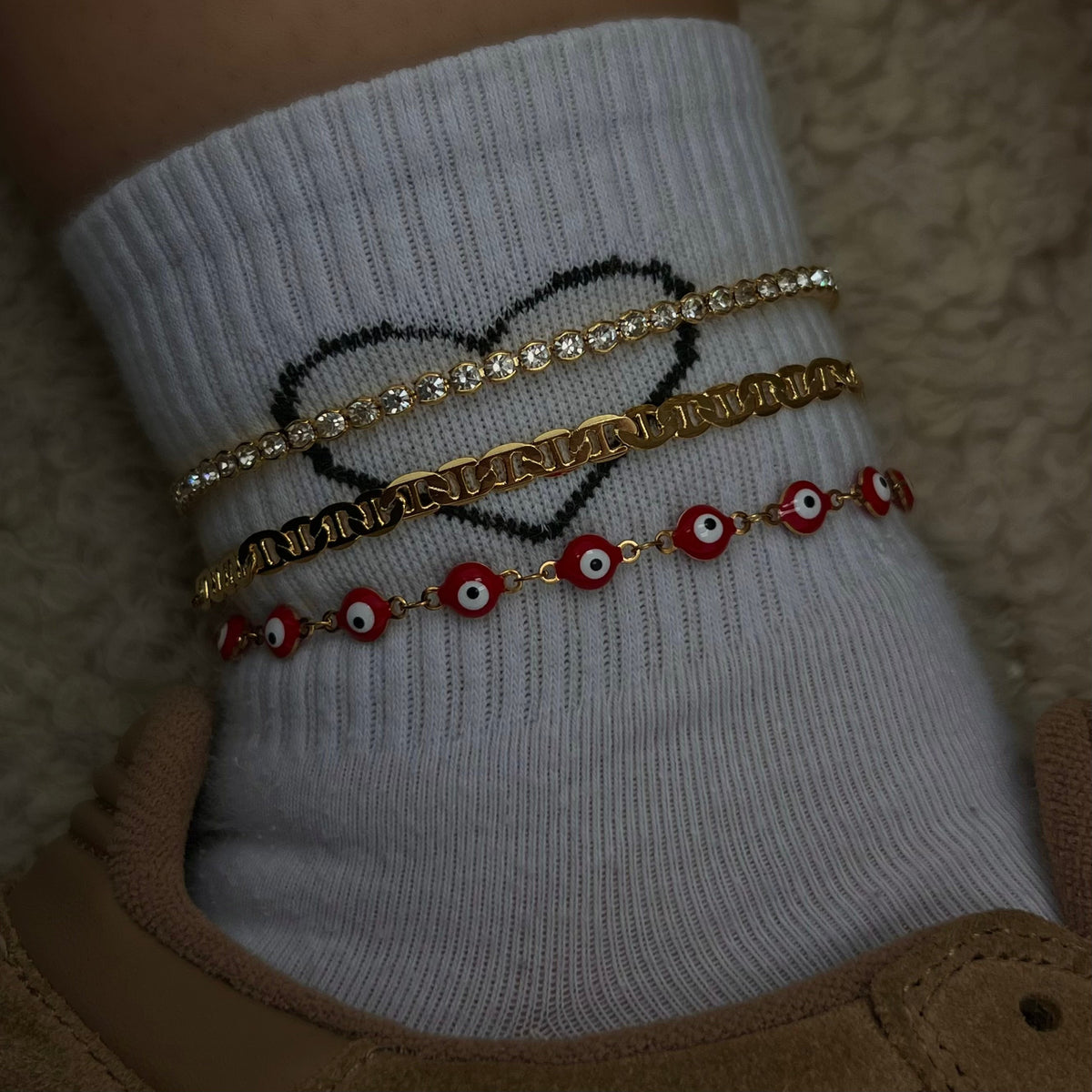 Evry Jewels Rum Anklet