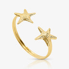 Evry Jewels Golden Starfish 4 Piece Set