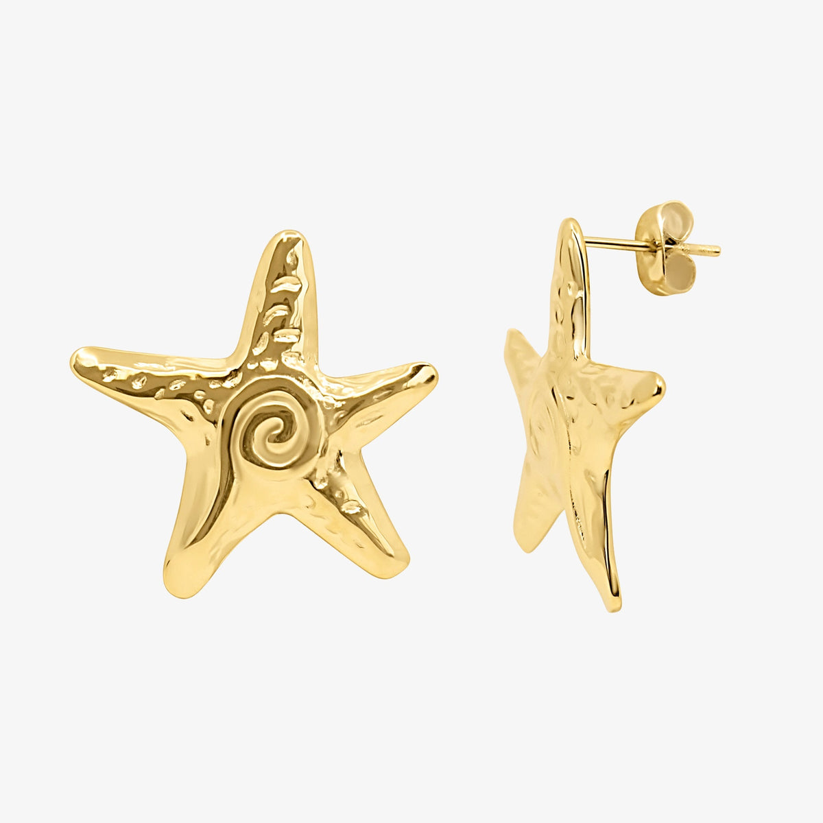 Evry Jewels Golden Starfish 4 Piece Set