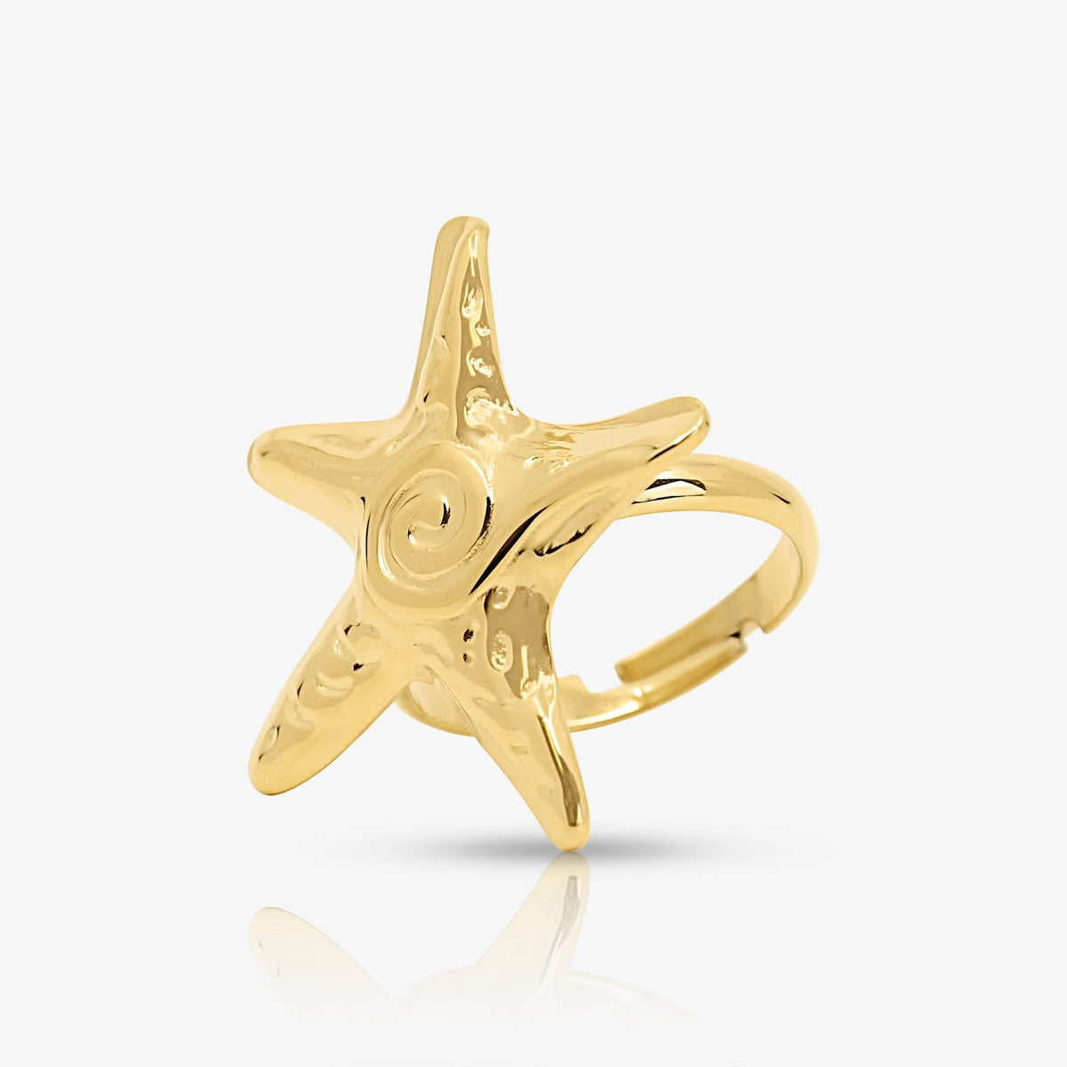 Evry Jewels Golden Starfish 4 Piece Set
