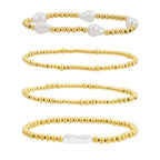Evry Jewels Salty Bundle : 4 Piece Bracelet Bundle