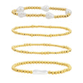 Evry Jewels Salty Bundle : 4 Piece Bracelet Bundle
