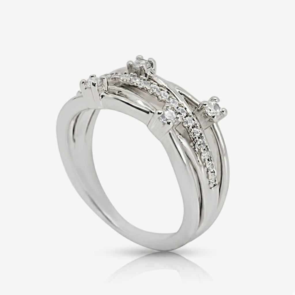 Evry Jewels She's Stacked Ring