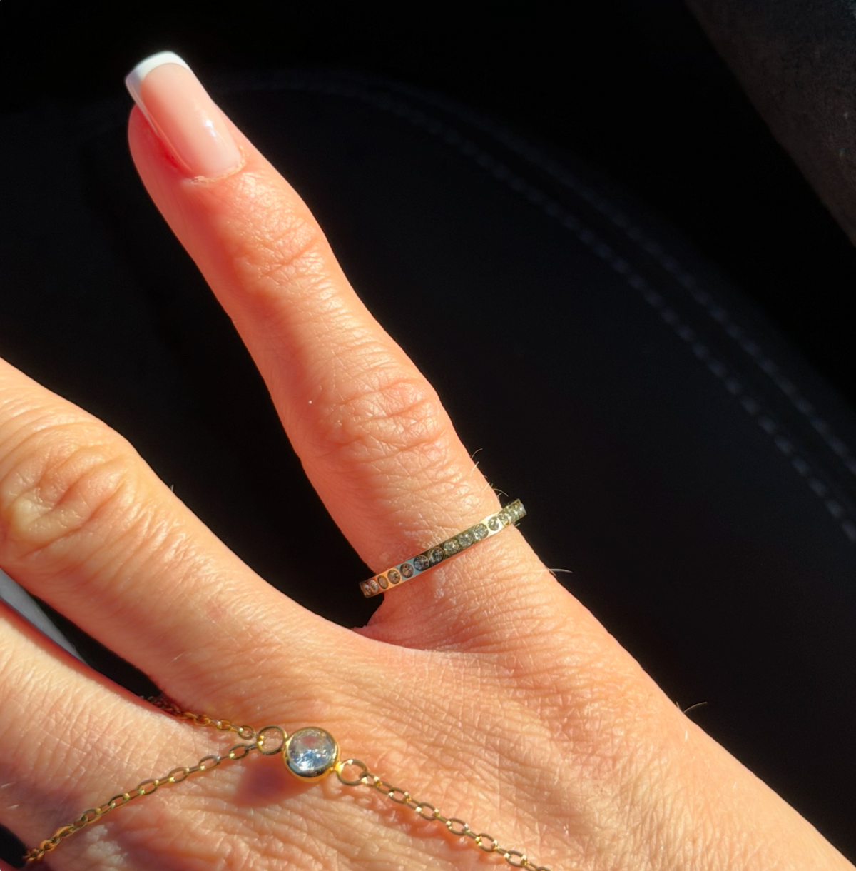 Evry Jewels Eternity Pinky Ring