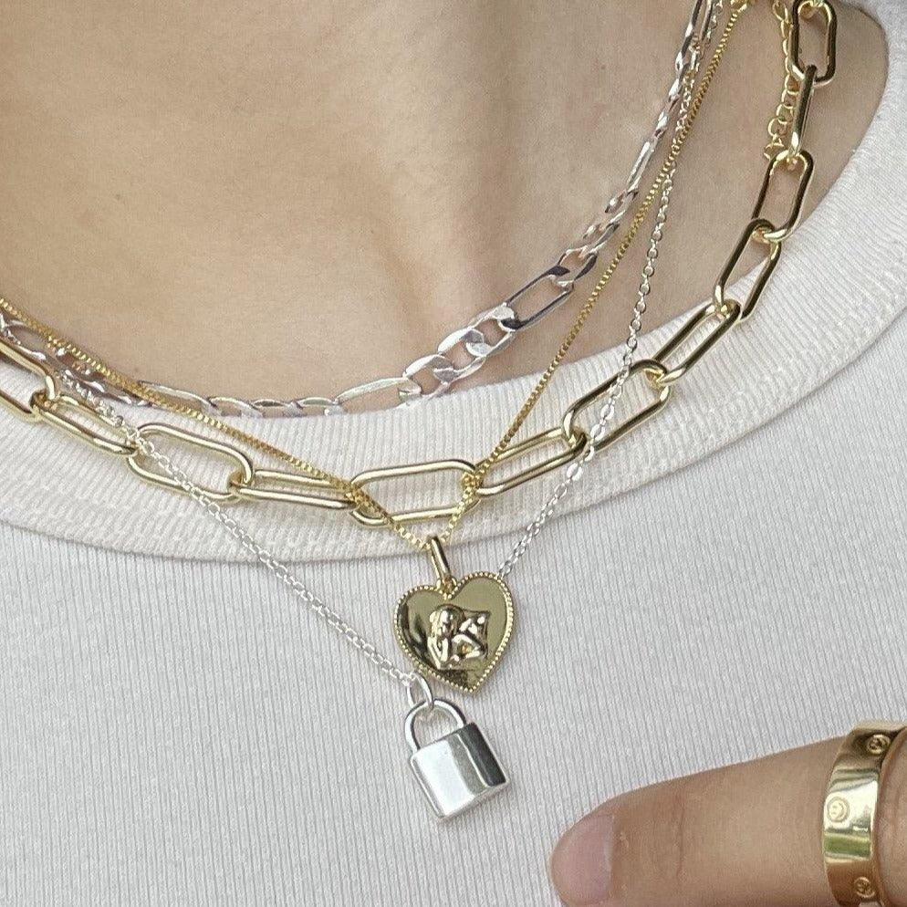 Evry Jewels Secured Necklace