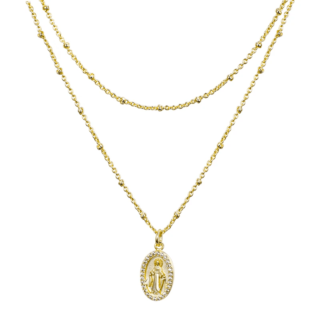 Evry Jewels Sunday Sweetheart Layered Necklaces