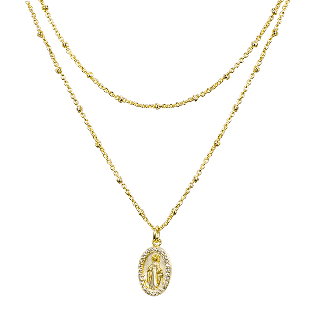 Evry Jewels Sunday Sweetheart Layered Necklaces