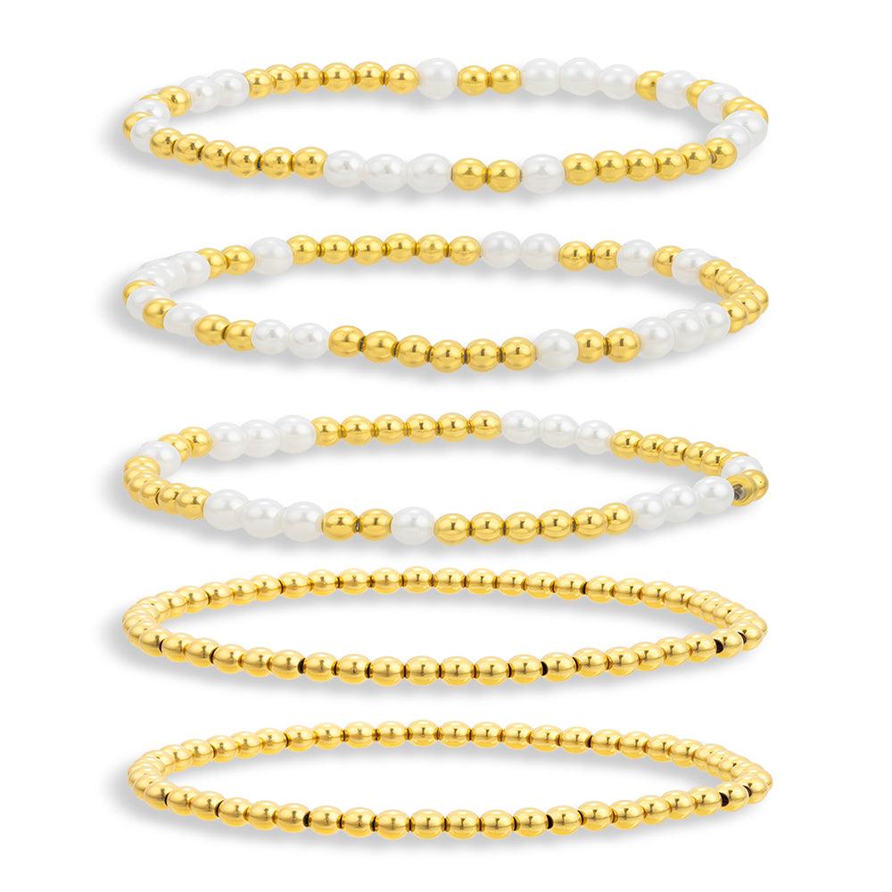 Evry Jewels Sunset Bundle : 5 Piece Bracelet Bundle