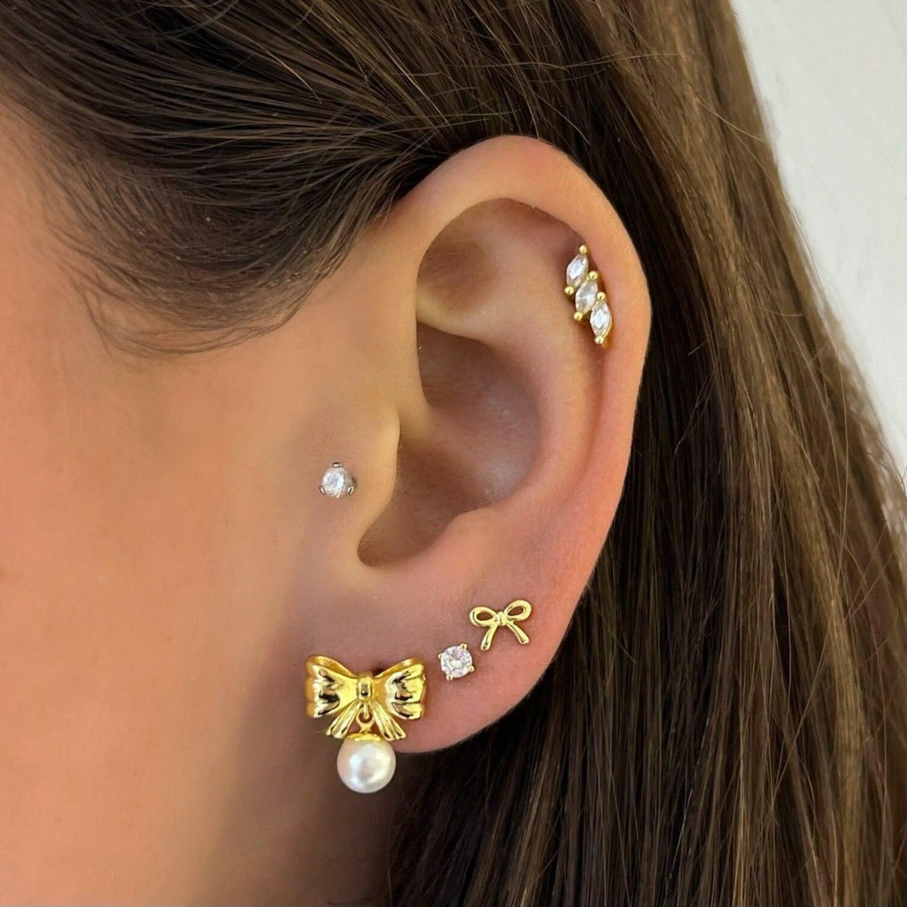 Evry Jewels Take A Bow Earrings