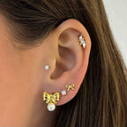 Evry Jewels Take A Bow Earrings