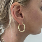 Evry Jewels Thinkin' Bout You Hoop Earrings