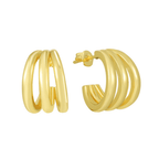 Evry Jewels Triple The Fun Earrings