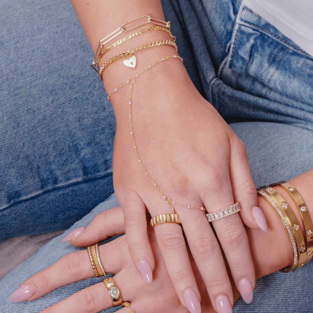 Evry Jewels Tulum Hand Chain