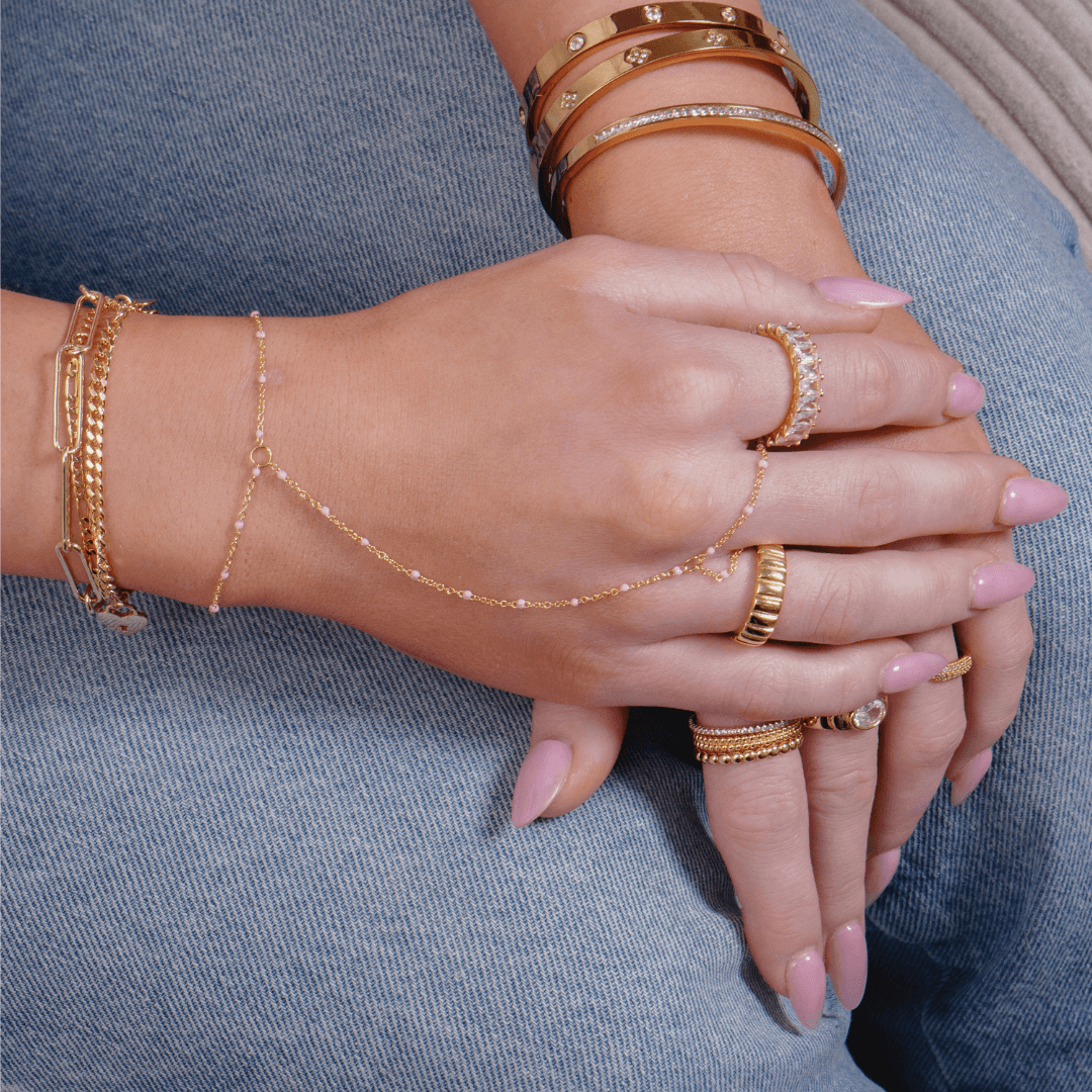 Evry Jewels Tulum Hand Chain