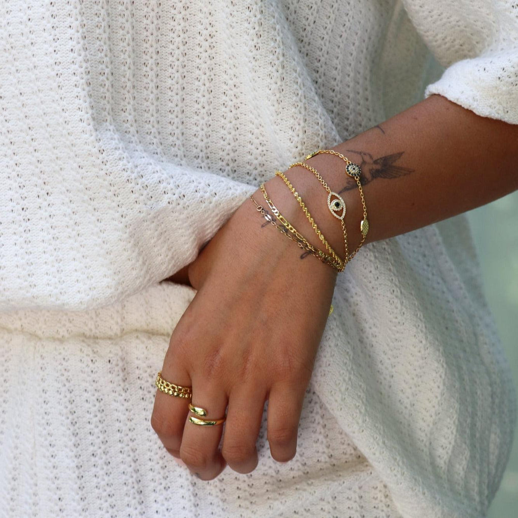 Evry Jewels Two Sided Ring