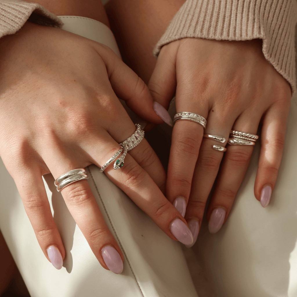 Evry Jewels Two Sided Ring