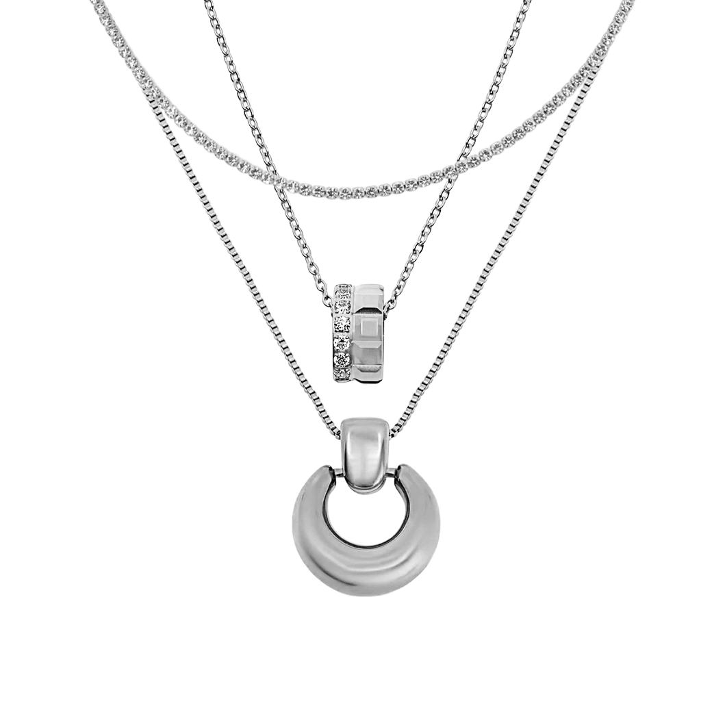 Evry Jewels Statement 3-Piece Necklace Bundle