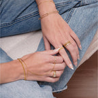 Evry Jewels Bar Hand Chain