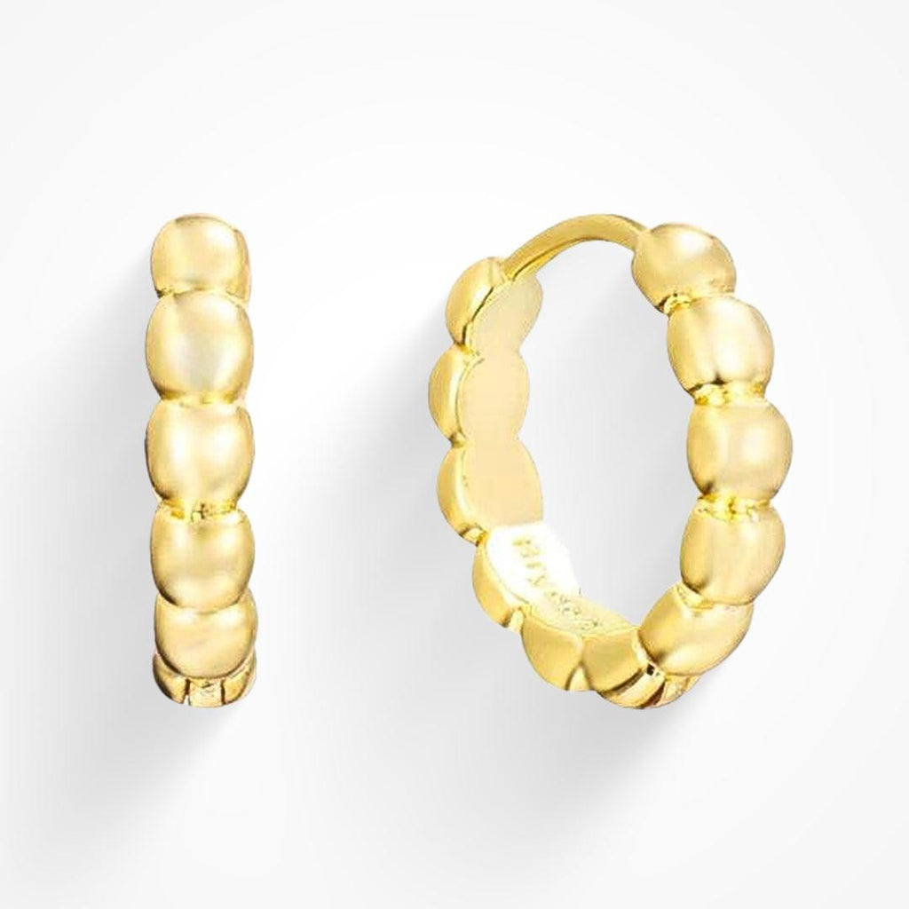 Evry Jewels Pebble Hoops