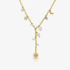 Evry Jewels Wish Upon a Charm Lariat Necklace