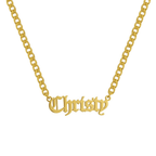 Evry Jewels Custom/Personalized Nameplate Curb Necklace