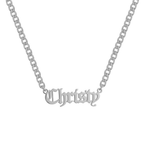 Evry Jewels Custom/Personalized Nameplate Curb Necklace