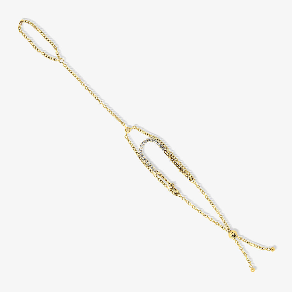 Evry Jewels Dahlia Hand Chain
