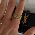 Evry Jewels Dolce Iconic Stacked Ring
