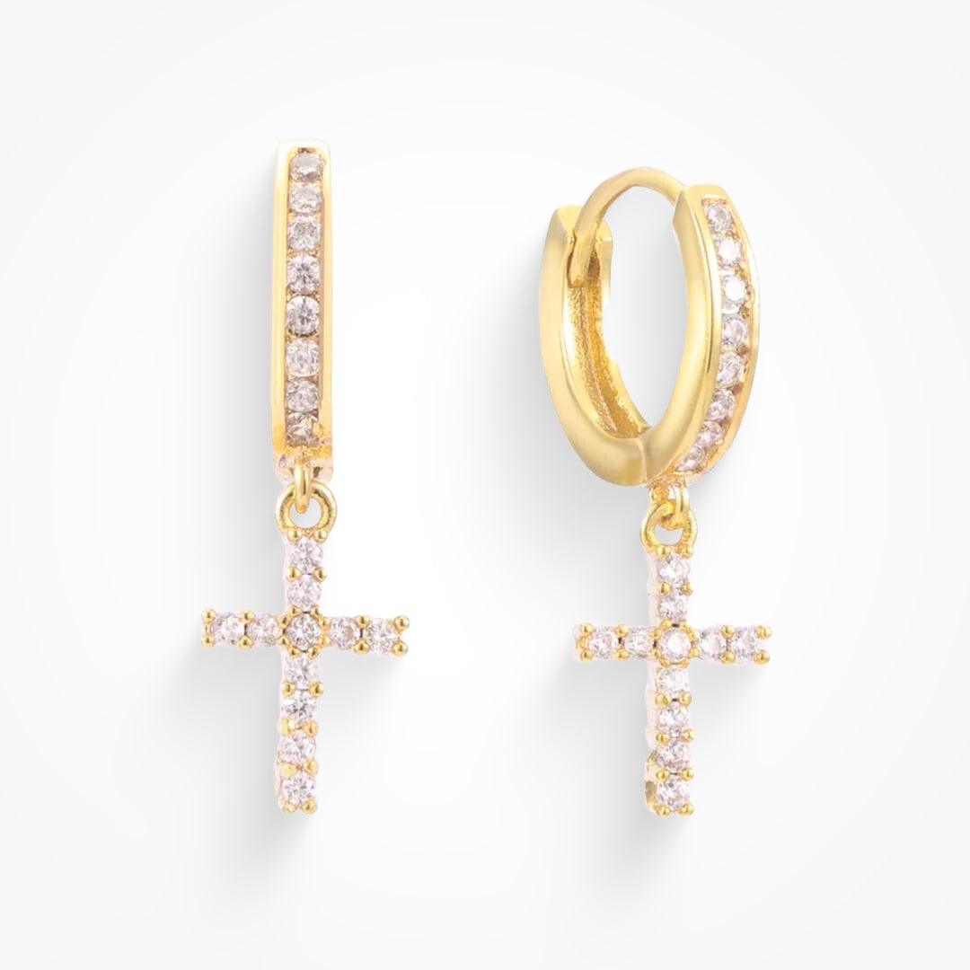 Evry Jewels Don't Cross Me Earrings