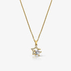 Evry Jewels Double Wish Necklace