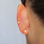 Evry Jewels Flat Back Earrings Set Collection