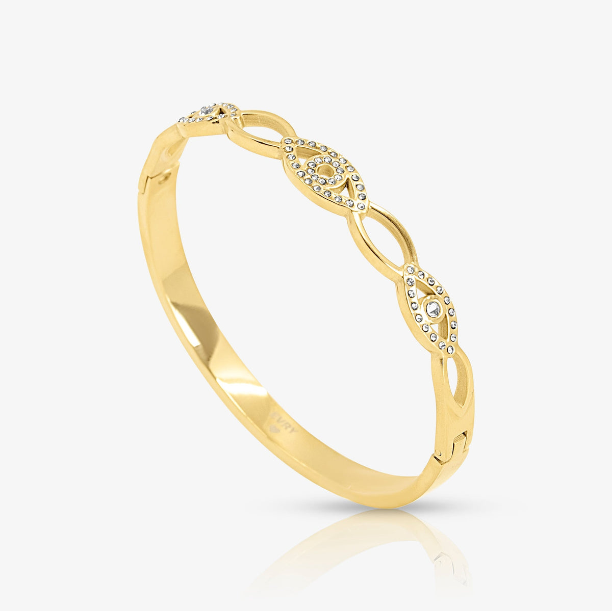 Evry Jewels Golden Link Bangle