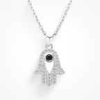 Evry Jewels Eye Am Over It Hamsa Necklace