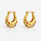 Evry Jewels Fizzy Hoops