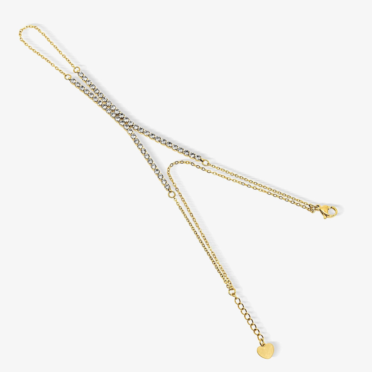Evry Jewels Frosted Tennis Hand Chain
