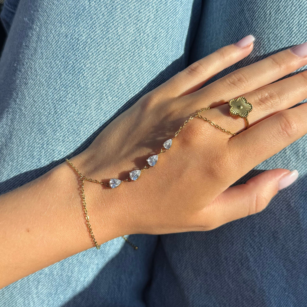 Evry Jewels Glow Girl Hand Chain