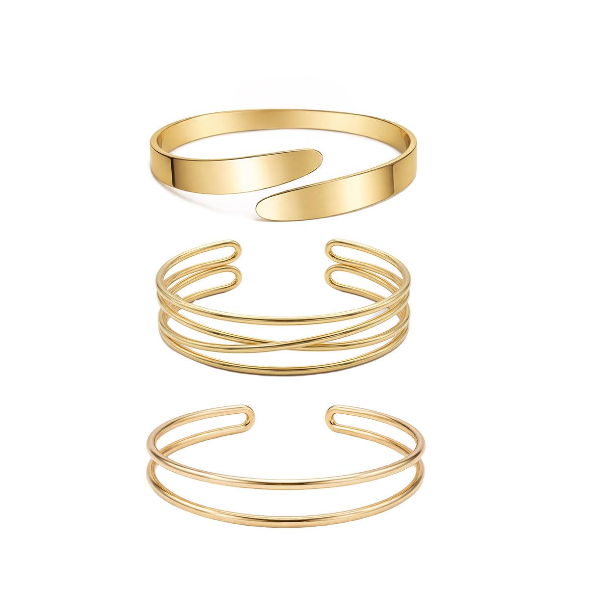 Evry Jewels Arm Cuff 3-Piece Bundle