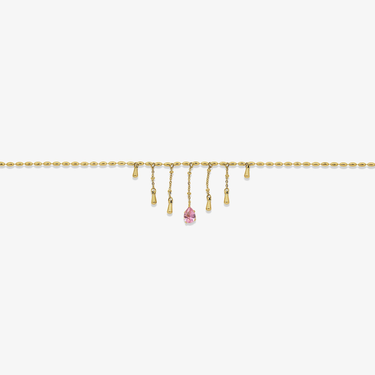Evry Jewels Golden Drop Arm Chain Gold