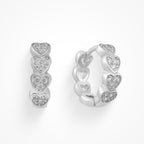 Evry Jewels Hearts All Around Earrings