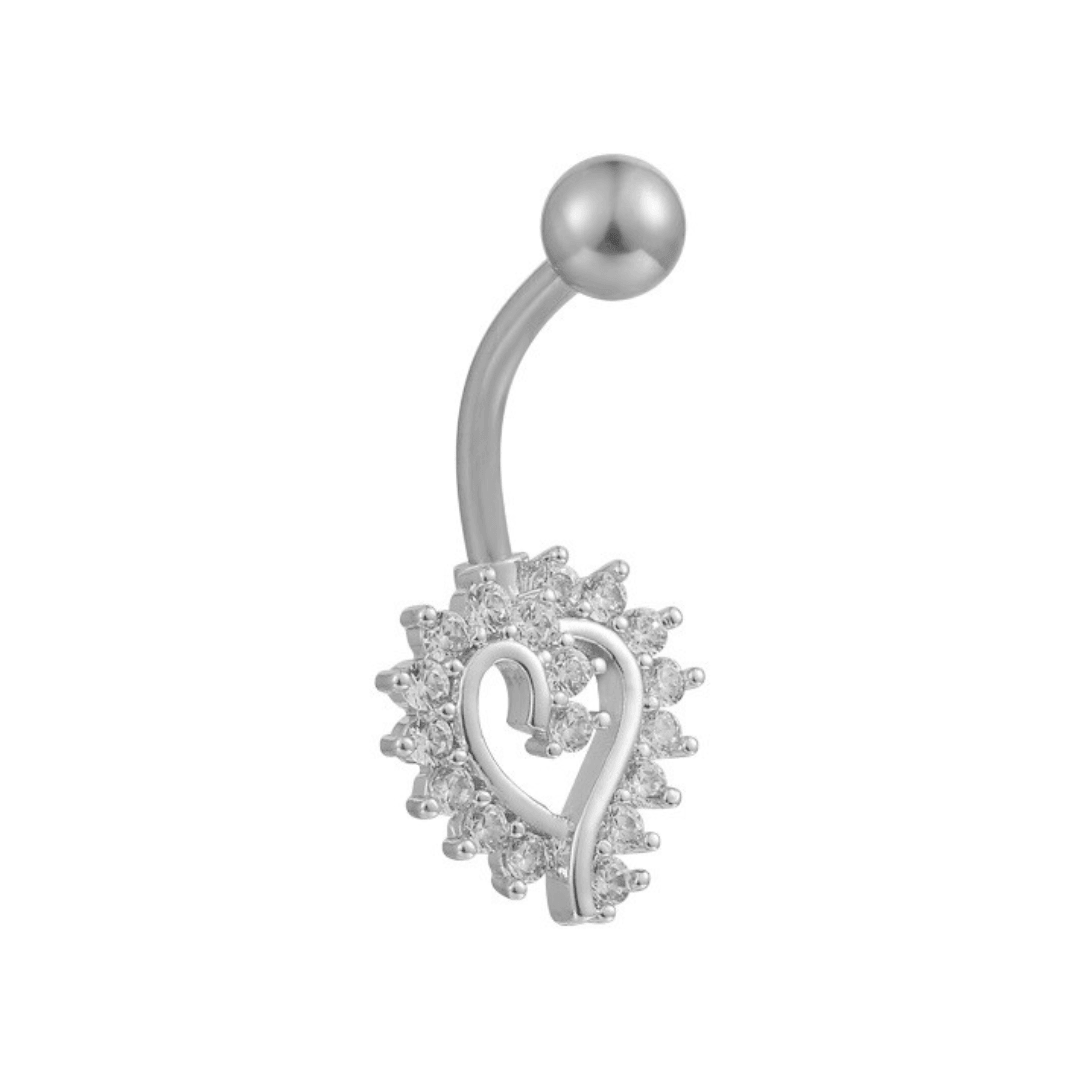 Evry Jewels In Love Belly Ring