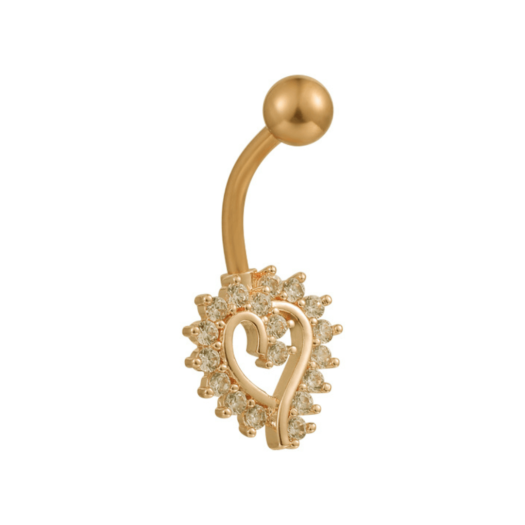 Evry Jewels In Love Belly Ring