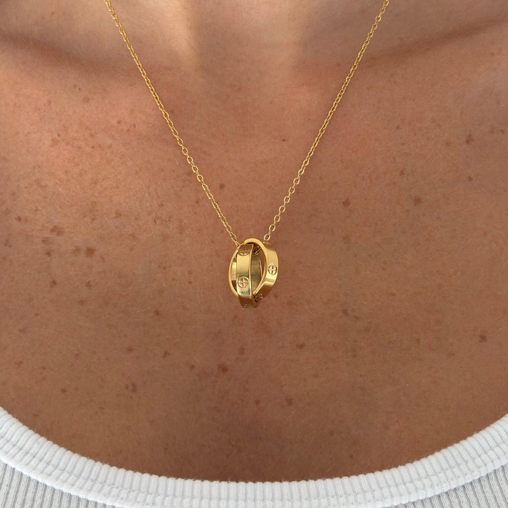 Evry Jewels Linked Bestie Necklace