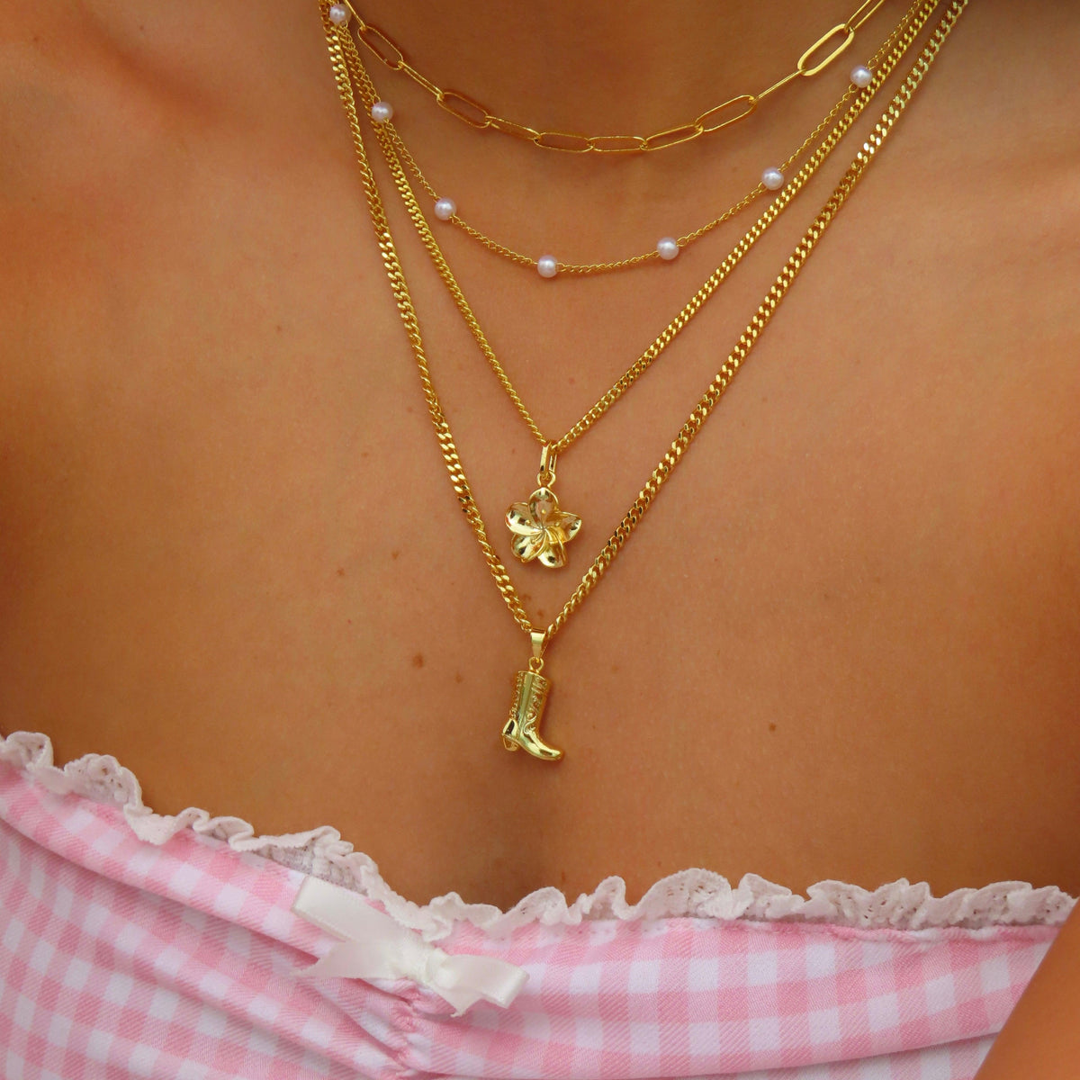 Evry Jewels Lover Girl Necklace