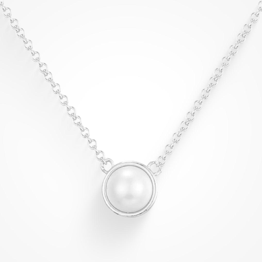 Evry Jewels Lucky Pearl Necklace
