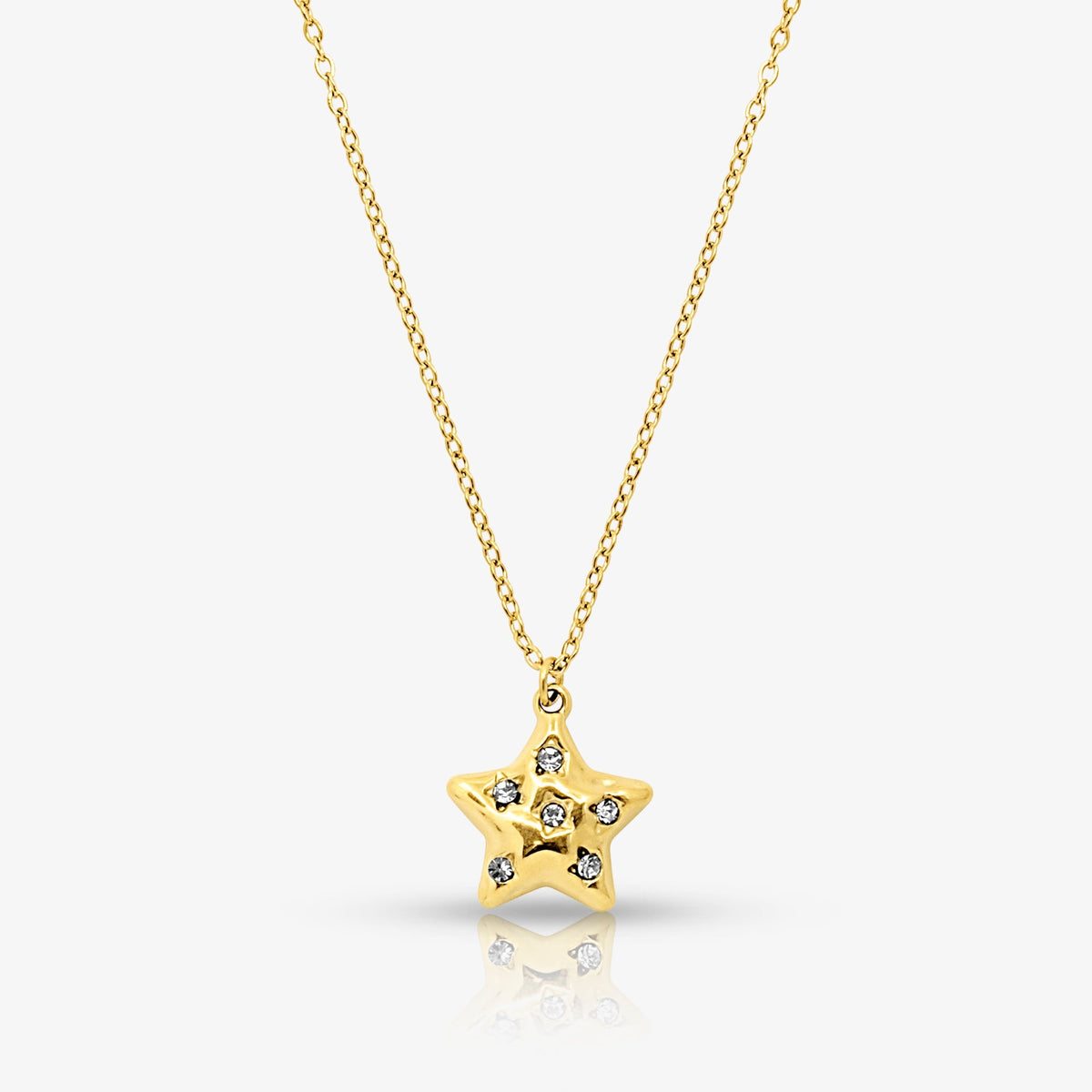 Evry Jewels Lucky Star Glow Necklace
